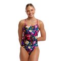 Dámske jednodielne plavky Funkita Diamond Back One Piece bed of roses 2