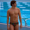Pánske plavecké slipy Funky Trunks Seamed Briefs pawsome 4