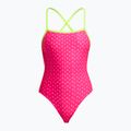 Dámske jednodielne plavky Funkita Strapped In One Piece pink proton