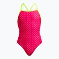 Detské jednodielne plavky Funkita Strapped In One Piece pink proton