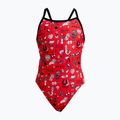 Detské jednodielne plavky Funkita Single Strap One Piece scribbles
