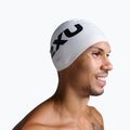2XU Silikónová plavecká čiapka biela/biela 4