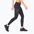 Dámske tréningové legíny 2XU Force Mid-Rise Compression black WA2864B 2