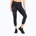 Dámske tréningové legíny 2XU Motion Mid-Rise Compression 7/8 black WA3516B