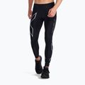 Pánske tréningové legíny 2XU Core Compression black/silver MA3849B