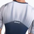 Pánsky triatlonový oblek 2XU Light Speed Sleeved midnight/white 4
