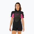 Dámsky plavecký neoprén Rip Curl Omega 2/2 mm Back Zip Springsuit black/pink