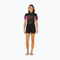 Dámsky plavecký neoprén Rip Curl Omega 2/2 mm Back Zip Springsuit black/pink 2