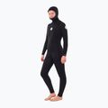 Dámsky plavecký neoprén Rip Curl Dawn Patrol 5/4mm Chest Zip Hooded black