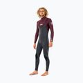 Rip Curl Dawn Patrol pánsky 4/3 mm šedý a bordový plavecký oblek WSM9CM