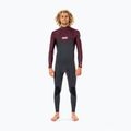 Rip Curl Dawn Patrol pánsky 4/3 mm šedý a bordový plavecký oblek WSM9CM 3
