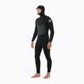 Pánska plavecká pena Rip Curl Dawn Patrol s kapucňou 6/4 mm a zipsom na hrudi Black 3
