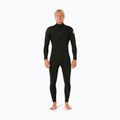 Pánsky plavecký neoprén Rip Curl Dawn Patrol 3/2 mm Chest Zip black