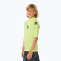 Detské plavecké tričko Rip Curl Brand Wave UPF Rash Vest lime 4