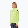 Detské plavecké tričko longsleeve Rip Curl Brand Wave UPF Rash Vest lime 4