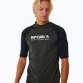 Pánske plavecké tričko Rip Curl Shock UPF black marle 5