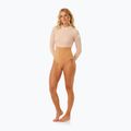 Dámske jednodielne plavky Rip Curl Premium Surf LS Surf light brown 8