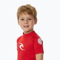 Detské plavecké tričko Rip Curl Brand Wave UPF red 4