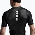 Pánska tritlonová kombinéza 2XU Aero Hex Sleeved black/white 7
