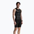 Pánske cyklistické tielko 2XU Core Tri Tank black/white 3