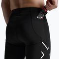 Pánske triatlonové šortky 2XU Core Tri 8" black/white 6