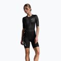 Dámsky triatlonová kombinéza 2XU Core Sleeved black/white