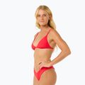 Horný diel plaviek Rip Curl Premium Surf Fixed Tri hibiscus red 4