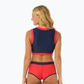 Horný diel plaviek Rip Curl Coco Short Sleeve Vest red/dark blue 4