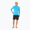 Pánske plavecké tričko longsleeve Rip Curl Dawn Patrol UPF Performance blue paint 2