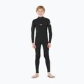 Detský plavecký neoprén Rip Curl Dawn Patrol 3/2 mm Back Zip black