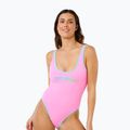 Jednodielne plavky Rip Curl Surf Puff light pink 4