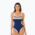 Dámske jednodielne plavky Rip Curl Surf Stripe Cheeky dark navy