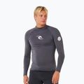 Pánske plavecké tričko s dlhým rukávom Rip Curl Waves Upf Perf charcoal grey