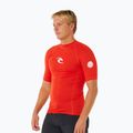 Pánske plavecké tričko Rip Curl Waves Upf Perf lava red 4