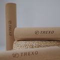 TREXO Podložka na jogu TPE korok 6 mm oranžová YM-C01P 8