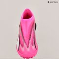 Detské kopačky PUMA Ultra Match LL TT + Mid Jr poison pink/puma white/puma black 9