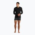Pánska termoaktívna mikina icebreaker Merino 150 Anatomica Crewe black 2