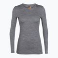 Dámska termoaktívna mikina icebreaker 200 Oasis Crewe gritstone heather 5