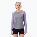 Dámska termoaktívna mikina Mons Royale Icon Raglan grey heather/ lupin