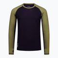 Pánska termoaktívna mikina Mons Royale Temple Merino fern/black 3