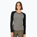 Dámska termoaktívna mikina Mons Royale Icon Raglan mr stripe/black