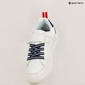 Juniorská obuv Geox Washiba white/ocean blue 16