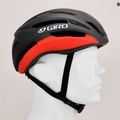 Cyklistická prilba Giro Isode II matte black/red 10
