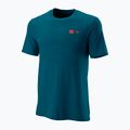 Pánske tenisové tričko Wilson Bela SMLS Crew III blue WRA813001