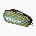 Detská tenisová taška Wilson Minions 2.0 Team 6 Pack blue yellow black 8