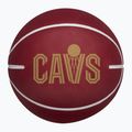 Basketbalová lopta Wilson NBA Team Dribbler Cleveland Cavaliers brown 2