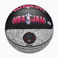 Basketbalová lopta Wilson NBA Jam Indoor Outdoor black/grey veľkosť 7 5