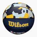 Basketbalová lopta detská Wilson 2024 NBA All Star Mini + krabica hnedá veľkosť 3 4