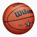Basketbalová lopta Wilson 2024 NBA All Star Replika hnedá veľkosť 7 2