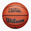 Basketbalová lopta Wilson 2024 NBA All Star Replika hnedá veľkosť 7 4